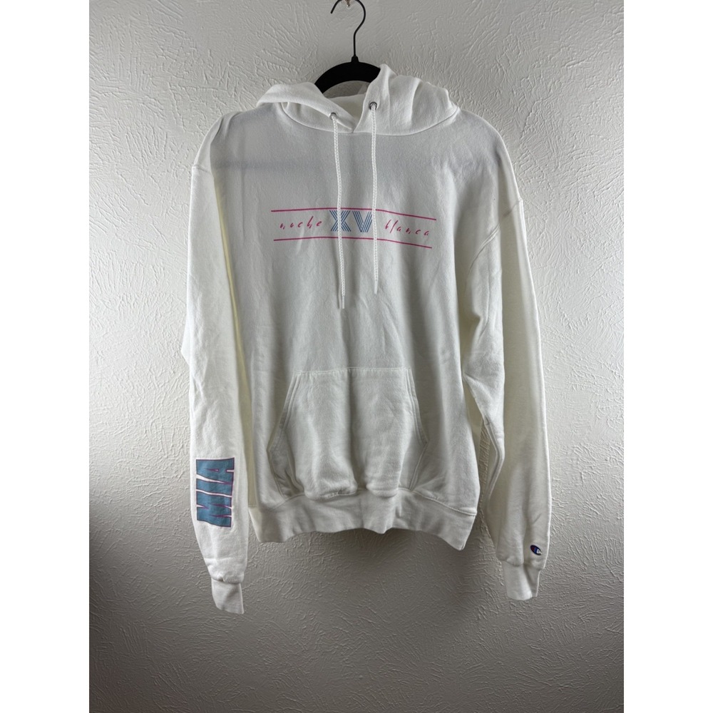 Champion Hoodie Size‎ Medium White Casual Hoody Pullover Long Sleeve